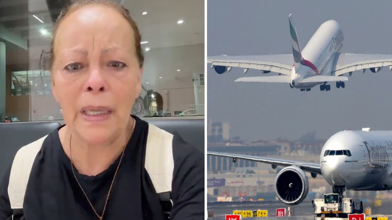 Mujer olvida a su mamá en el aeropuerto por irse con sus amigas 