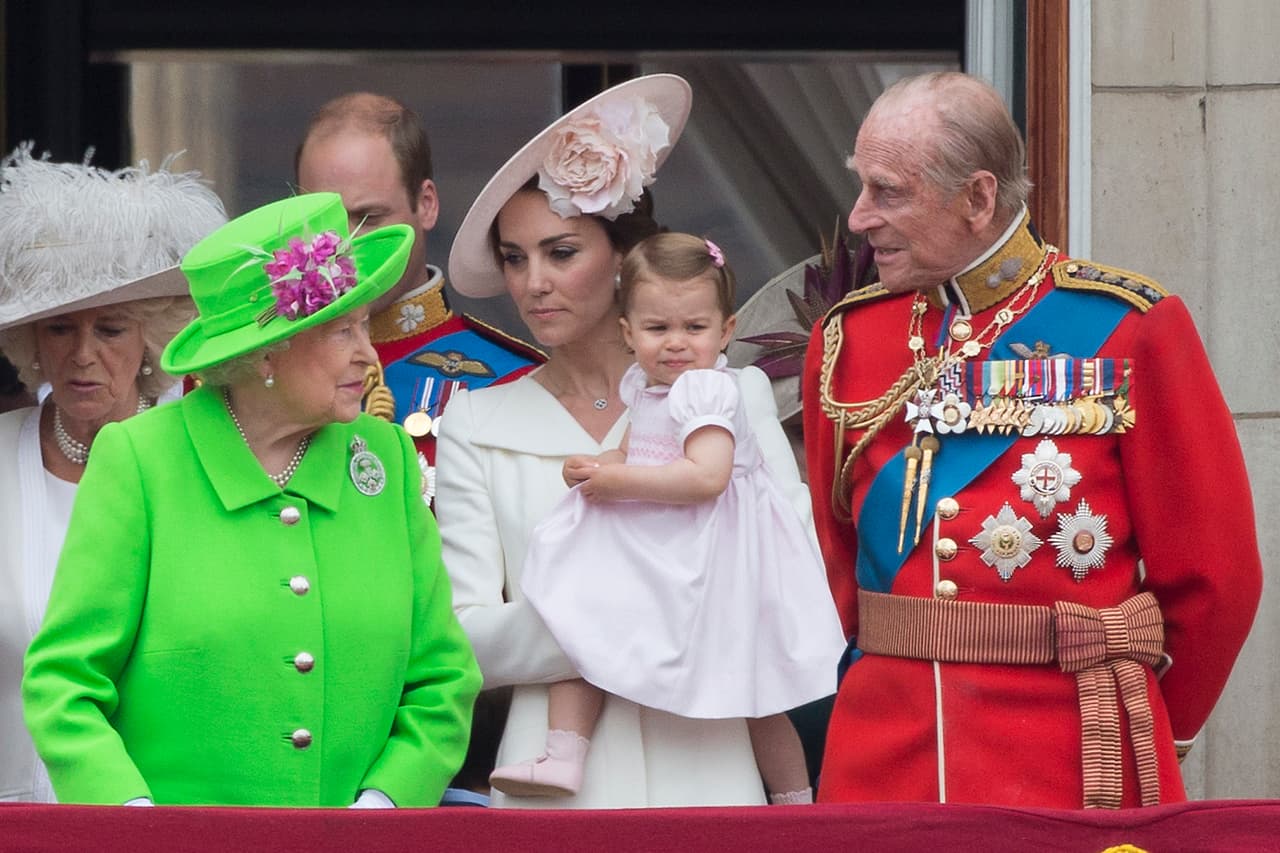 William y Kate en el festejo Trooping the Colour 2016.