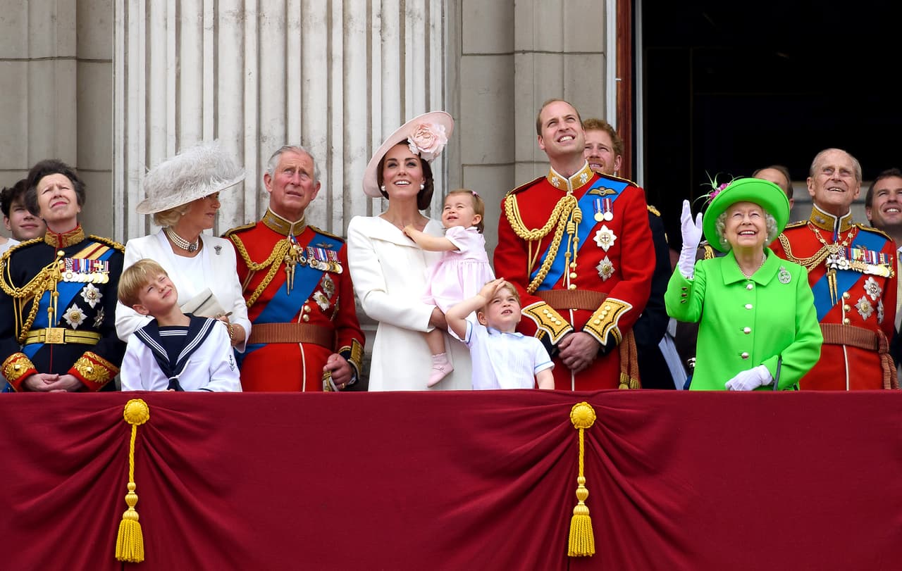 William y Kate en el festejo Trooping the Colour 2016.