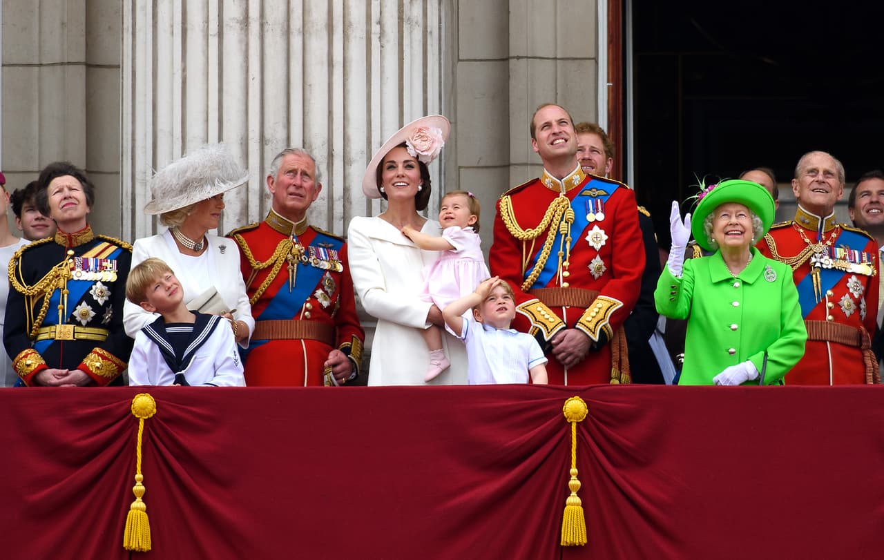 William y Kate en el festejo Trooping the Colour 2016.