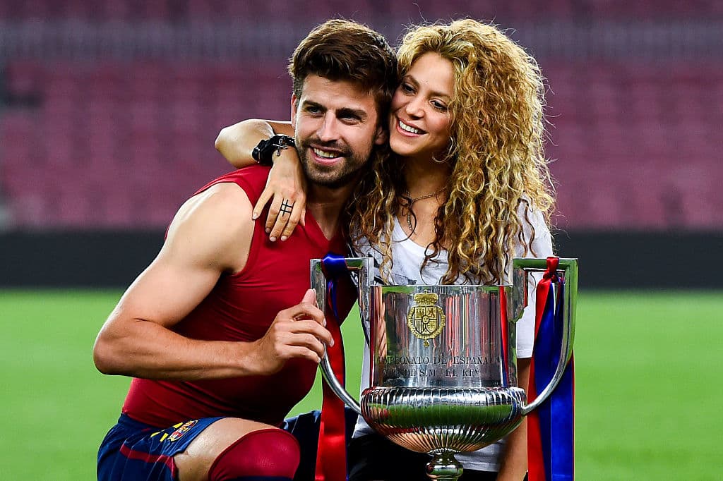 Shakira y el futbolista del Barcelona Gerard Piqué.