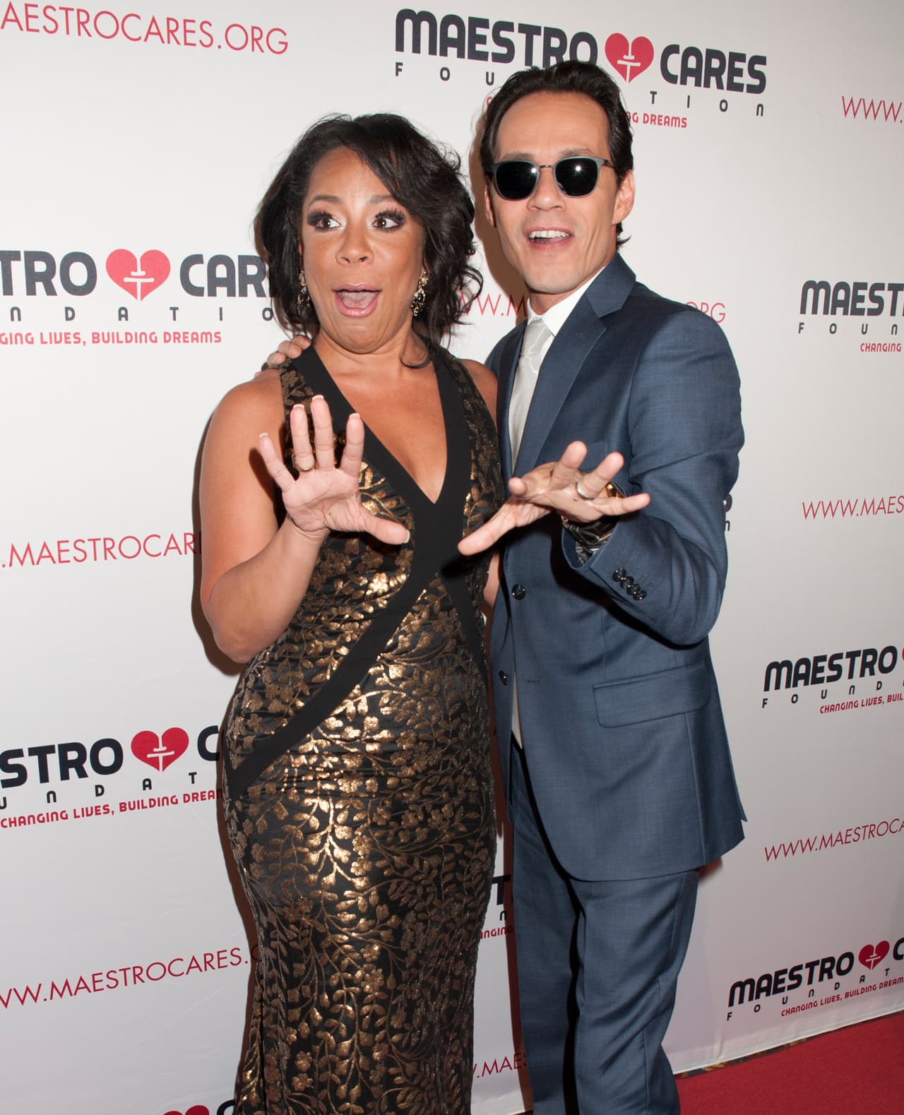 Y también bromearon para las cámaras.