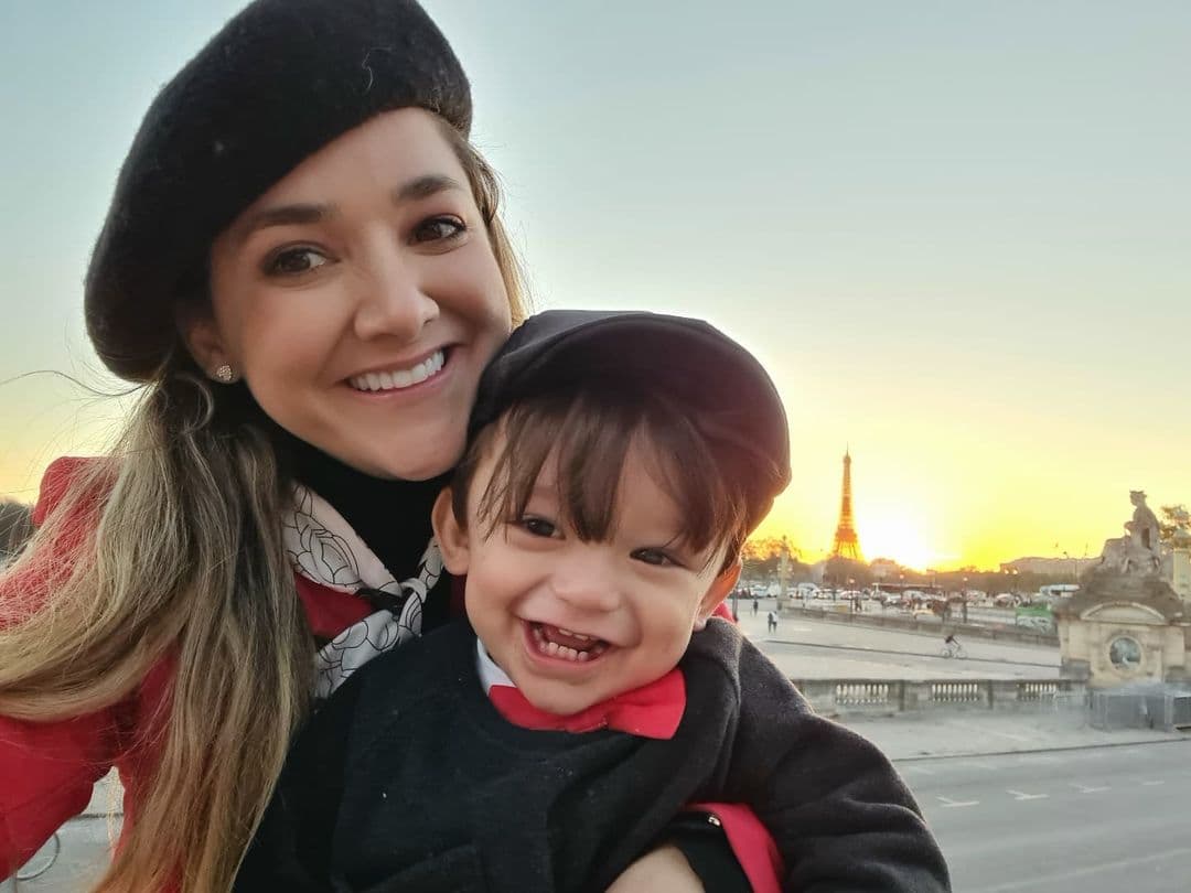 La complicidad que existe entre ellos quedó plasmada en las imágenes que la actriz y empresaria compartió en Instagram.