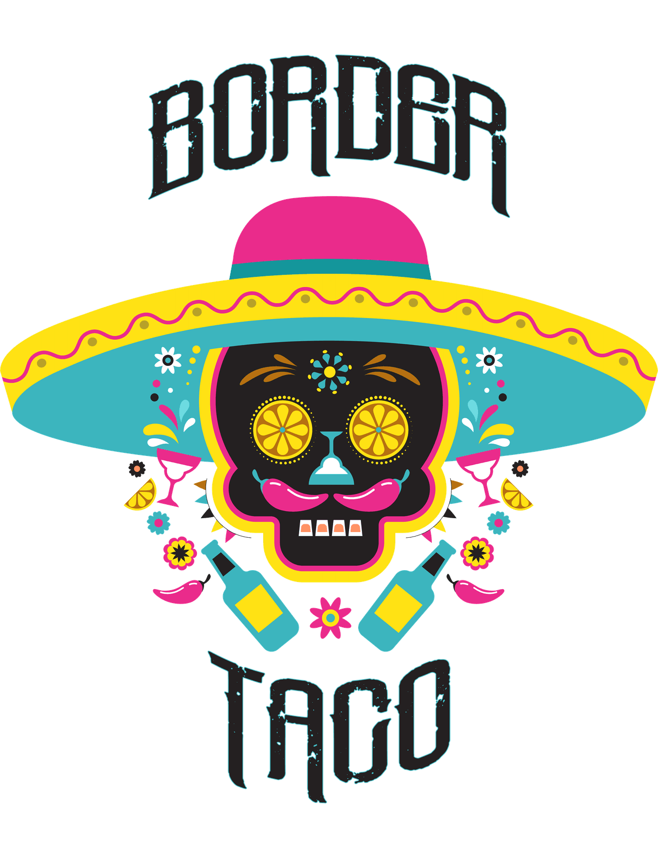 "Border taco concepto original de fusión. Comida Mexicana fusionada con hindú. Creado por chef Israel (Mexicano) y su esposa Alpi (India). Tacos Hindús en tortilla o hindú tortilla (paratha) con ingredientes mexicanos."