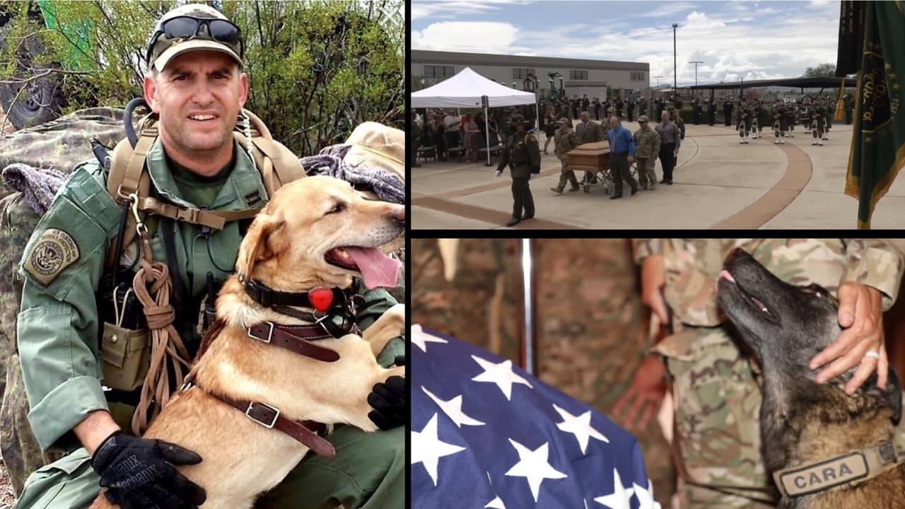 Dan el último adiós a Daniel Cox, el agente de la Patrulla Fronteriza que murió en servicio