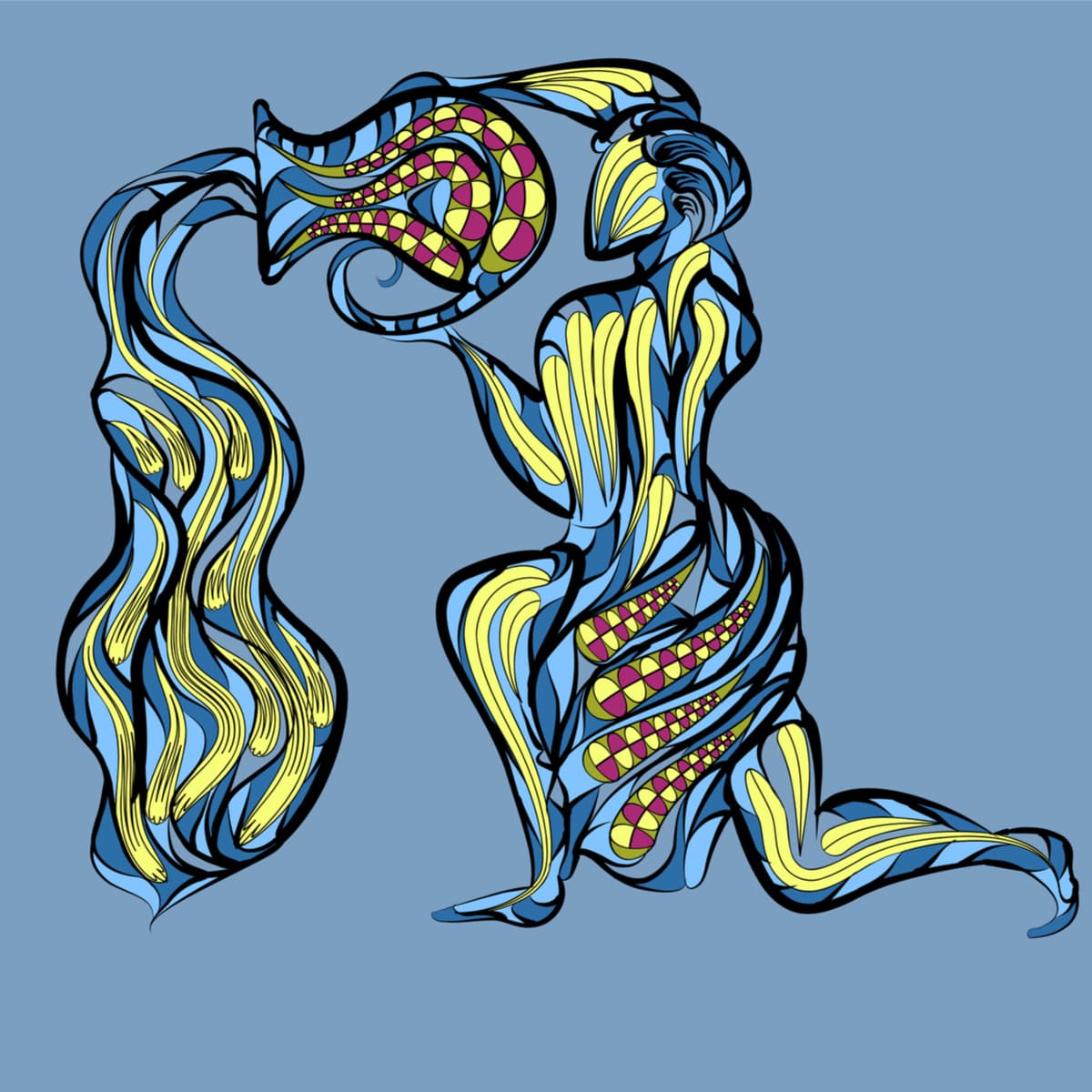 La figura que parecen mostrar las estrellas corresponde con la imagen de un hombre cargando una jarra. Además, si se tienen en cuenta también las estrellas más tenues, se ve cómo el contenido de la jarra se derrama, como si estuviese a punto de servirle agua a alguien.