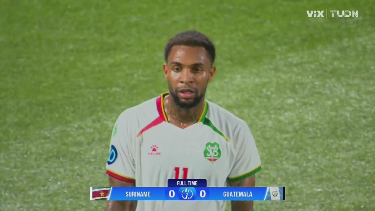 Resumen | Surinam y Guatemala queda a deber los goles en Concacaf