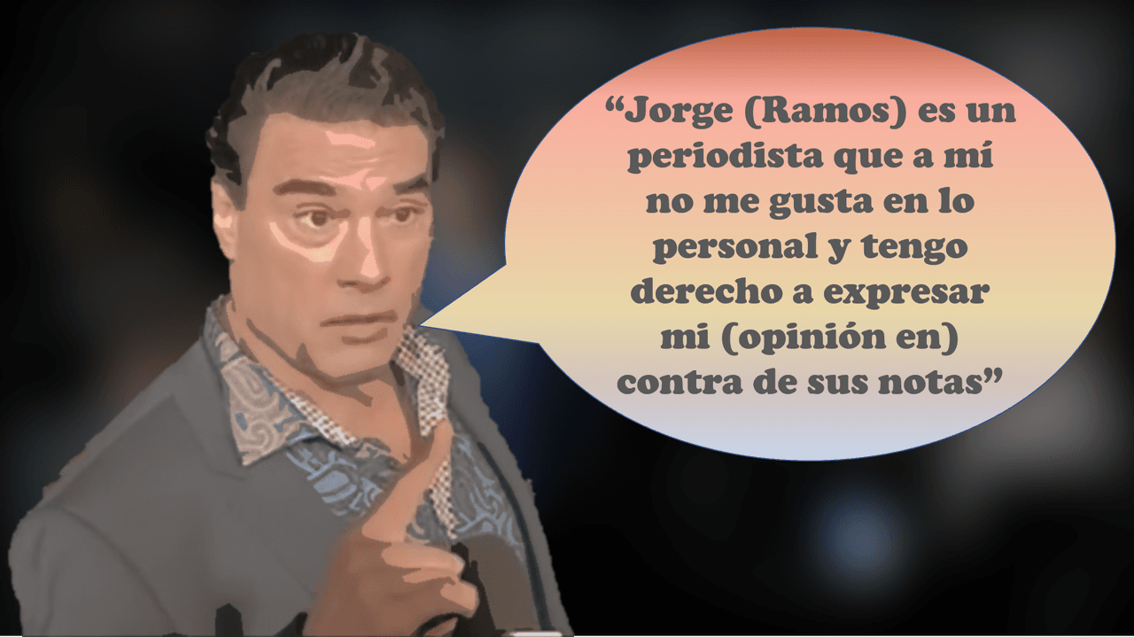 Las frases de Eduardo Yáñez durante sus disculpas en El Gordo y la Flaca por su cachetada al reportero Paco Fuentes, de Univision.