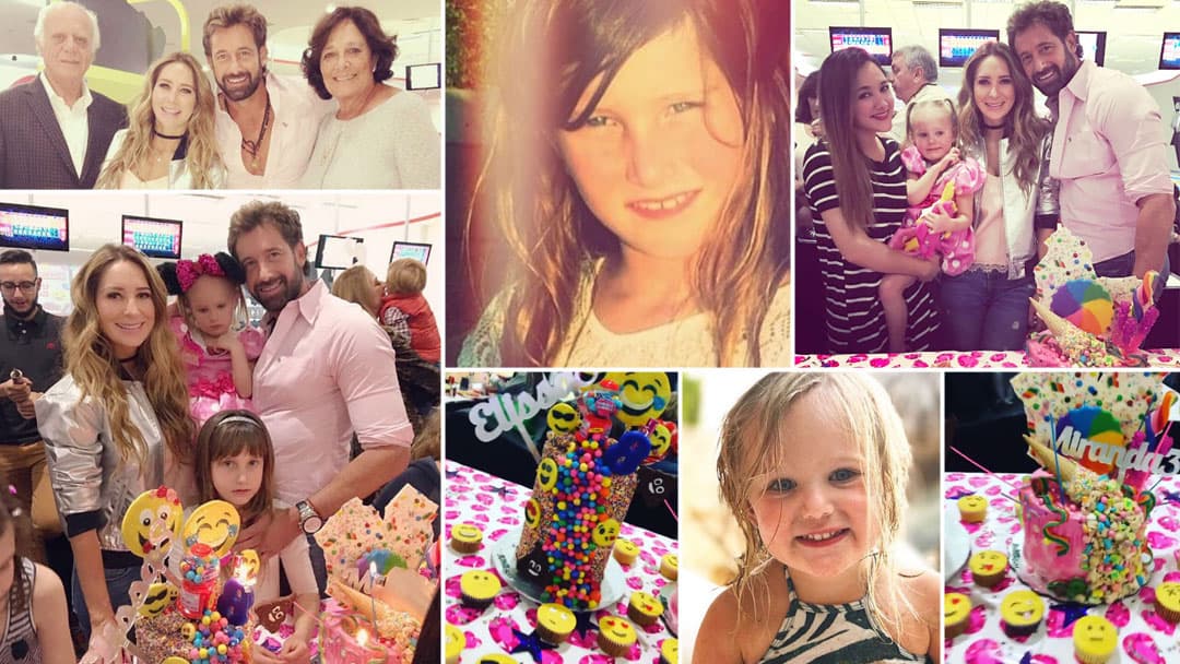 Gabriel Soto celebró el cumpleaños de sus hijas en una divertida fiesta