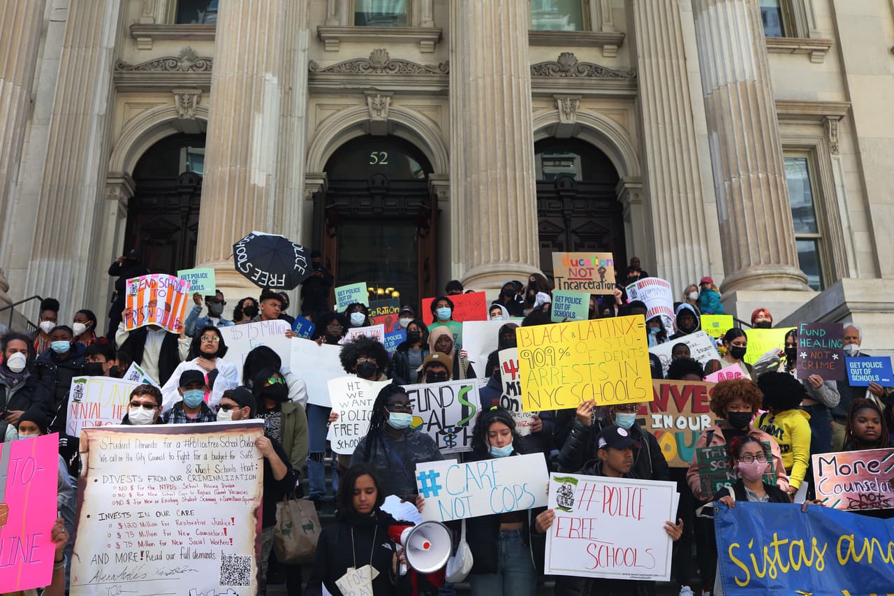 “Inviertan en los jóvenes”: fue una de las demandas de esta protesta. 
<br>