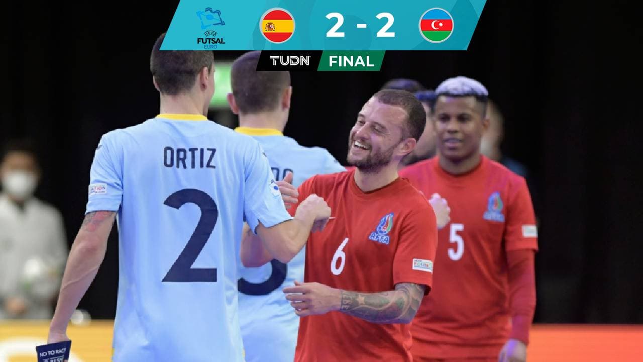 España reacciona y empata con Azerbaiyán en la Euro Futsal