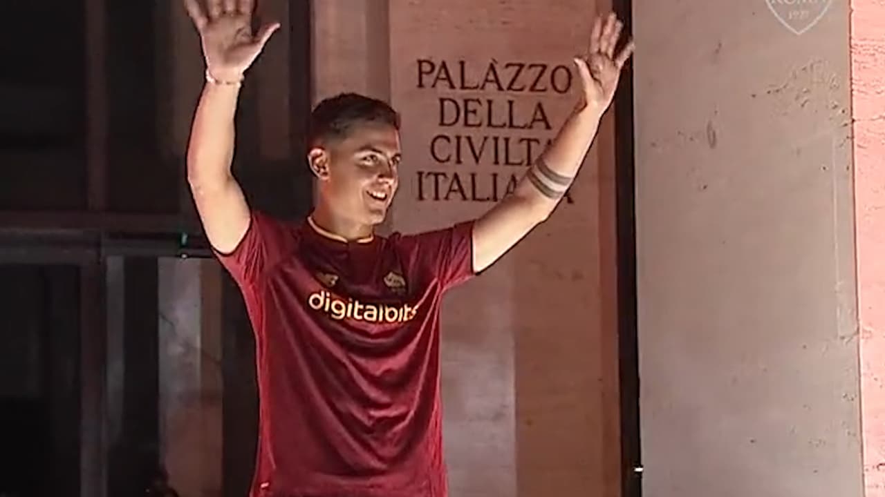 Dybala recibe impresionante bienvenida con la Roma y rompe récord de Cristiano Ronaldo