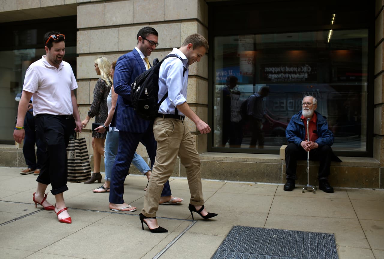 La marcha, que partió del Daley Plaza y terminó en el Hyatt Hotel, recorrió parte de las principales avenidas de Chicago.