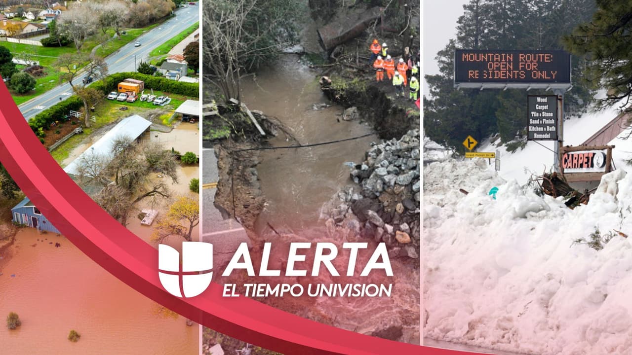Río atmosférico: fuertes lluvias amenazan con crecidas de ríos de hasta 29 pies en el sur de California