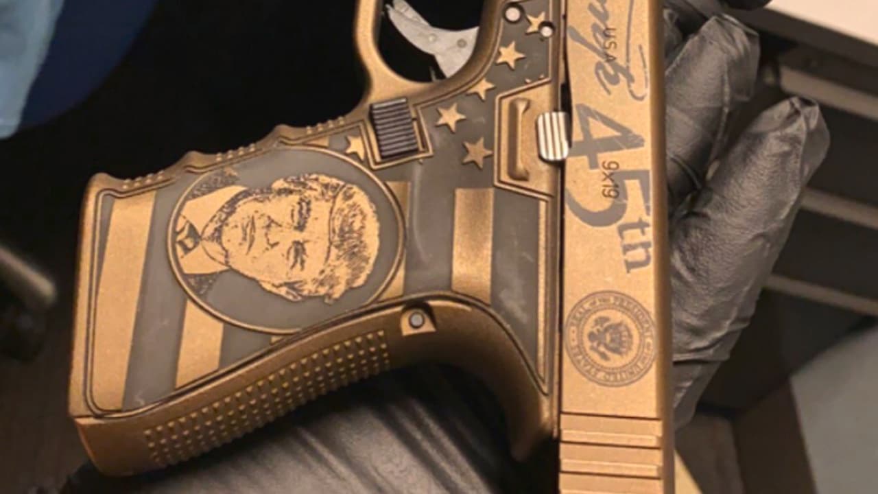 Una pistola con la cara de Trump figura entre las armas incautadas este fin de semana en Chicago
