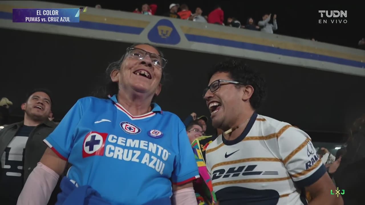 El Color de David Faitelson en el Pumas vs. Cruz Azul en CU