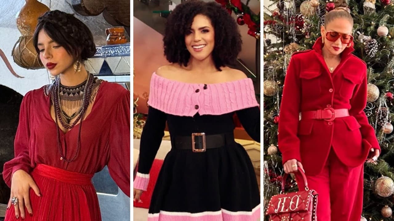 ¡Inspírate en los looks de estas famosas para lucir de impacto esta Navidad!
