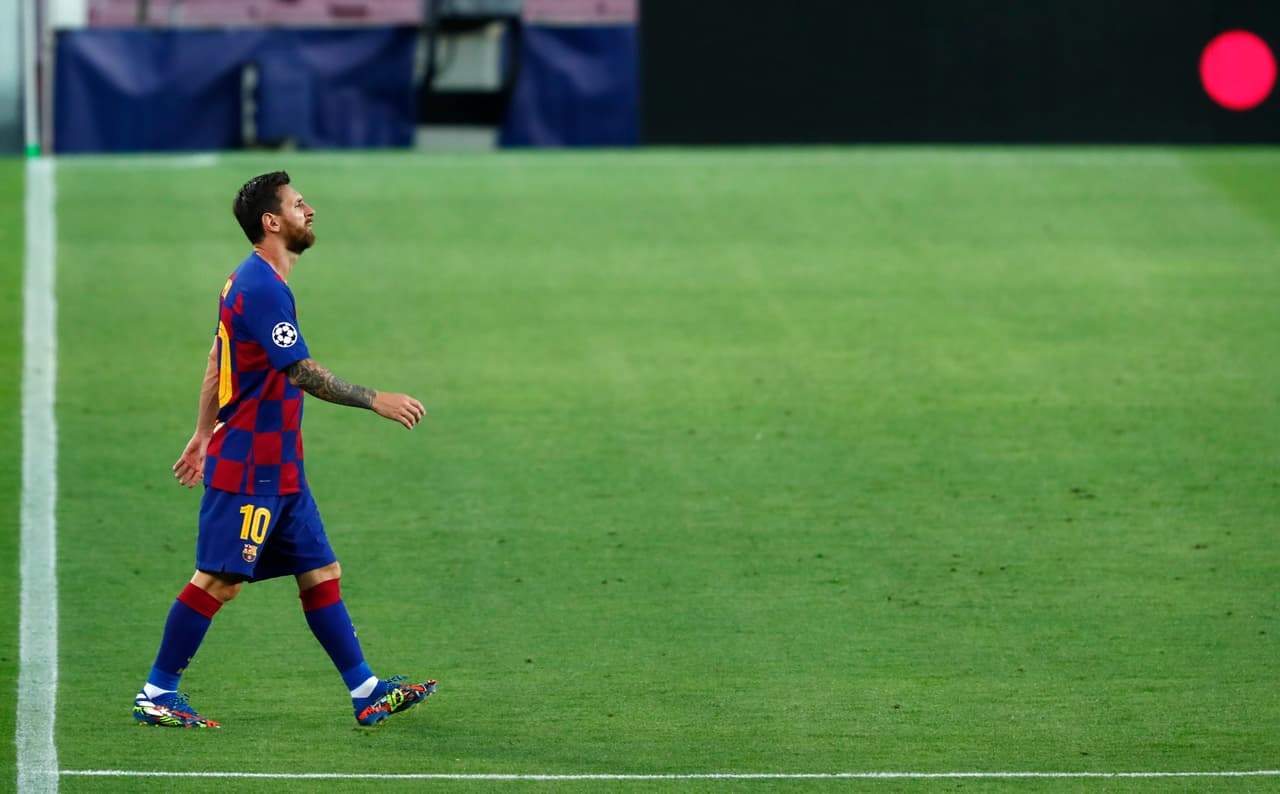 Griezzman, Suarez y Messi, conformaron la línea de ataque blaugrana.