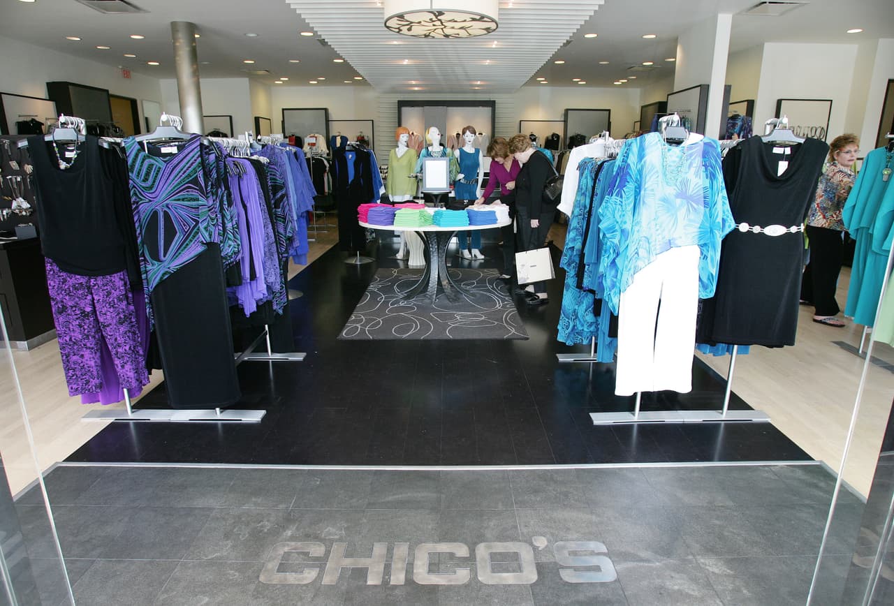 <b>Chico's:</b>
<br>La tienda Chico anunció que no puede vencer a su principal competidor Amazon por lo que se unirá al mercadeo digital.
<br>
<br>La cadena anunció el cierre de al menos 250 tiendas en EE.UU. en los próximos tres años. Los ejecutivos dicen que quieren que el minorista tenga más presencia digital y menos presencia física. La compañía agregó que algunas de las tiendas White House Black Market y Soma de la compañía también formarán parte de los cambios.
<br>
