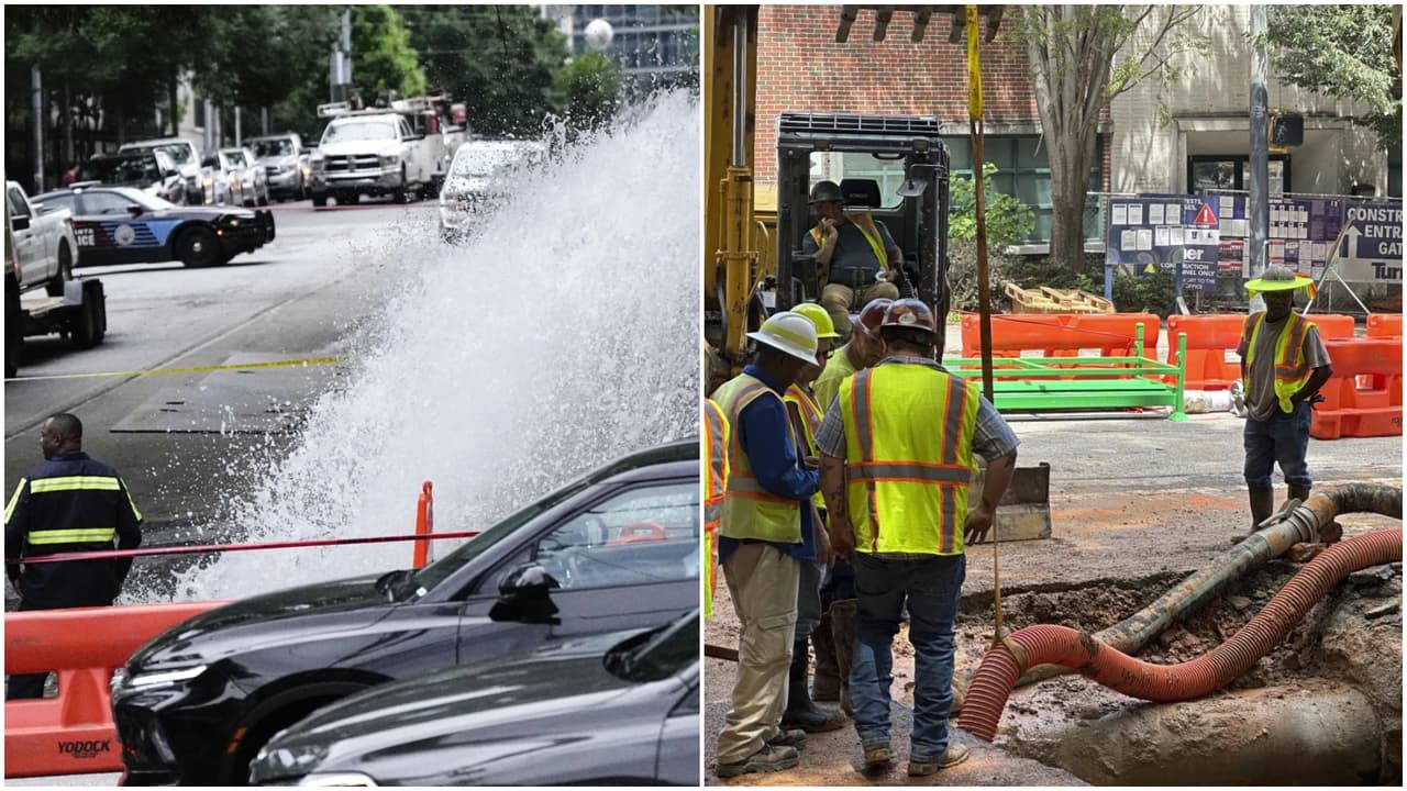 Se levanta la advertencia de hervir el agua en Atlanta tras emergencia por tuberías rotas en el centro
