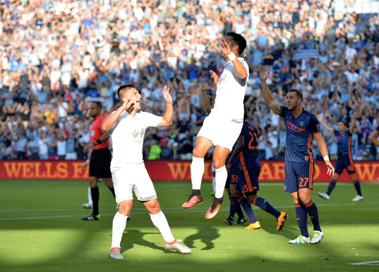 Sporting KC venció 3-1 y puso fin a la racha ganadora de New York City FC 