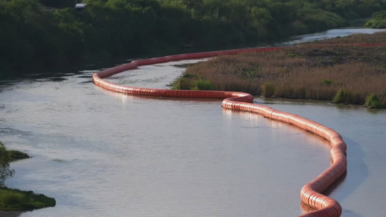 Comunidad de Laredo rechaza instalación de boyas en el río Bravo impulsada por la administración de Donald Trump