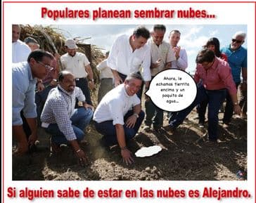 La creatividad boricua no se ha hecho esperar en las redes sociales tras la siembra de nubes.