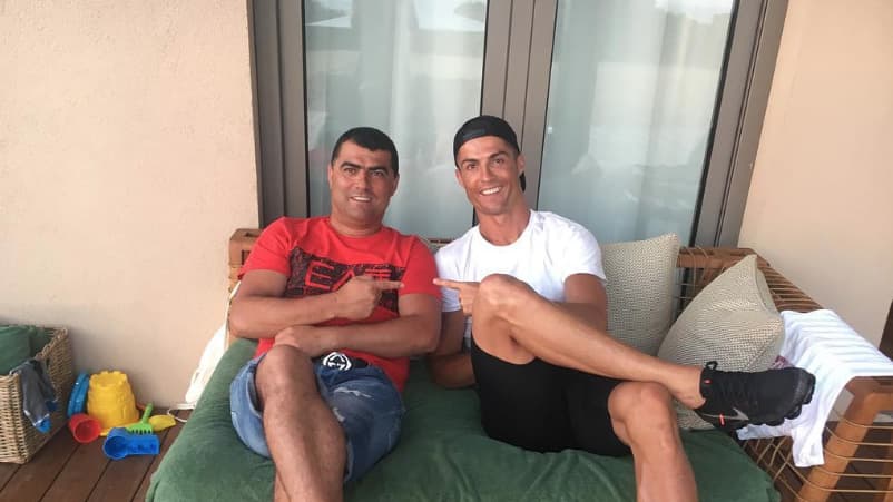 Cristiano Ronaldo y su hermano