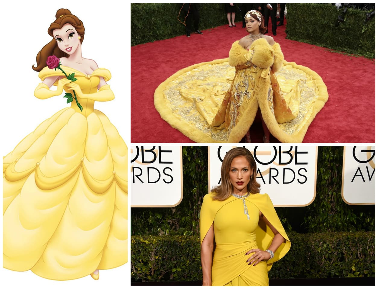 Los 10 vestidos (amarillos) que podrían inspirar a Disney para crear el traje de Bella