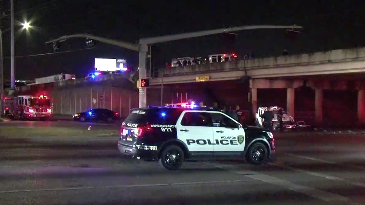 El hecho se registró en la carretera 45 a la altura de Little York Road en el norte de Houston.