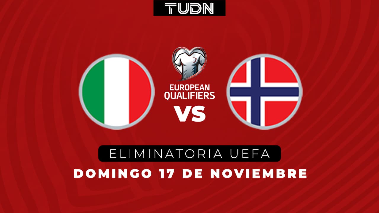 Horario y dónde ver el Italia vs. Noruega de Eliminatoria de la UEFA
