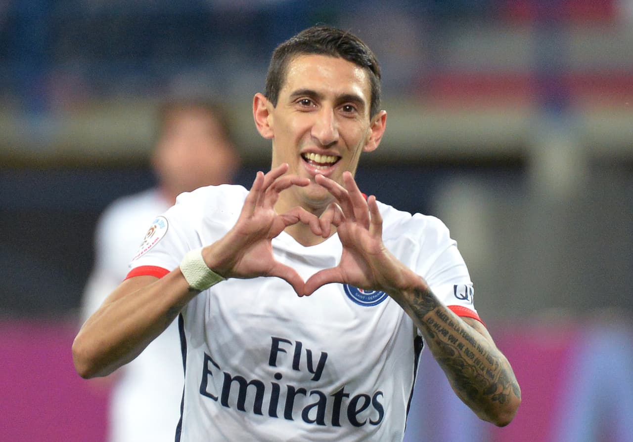 Caen 0-3 PSG: Di María hace doblete y el París historia en la primera vuelta de la Ligue 1