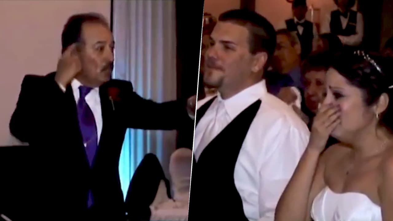 Un padre le cantó en lengua de señas a su hija durante su boda: la razón te encantará