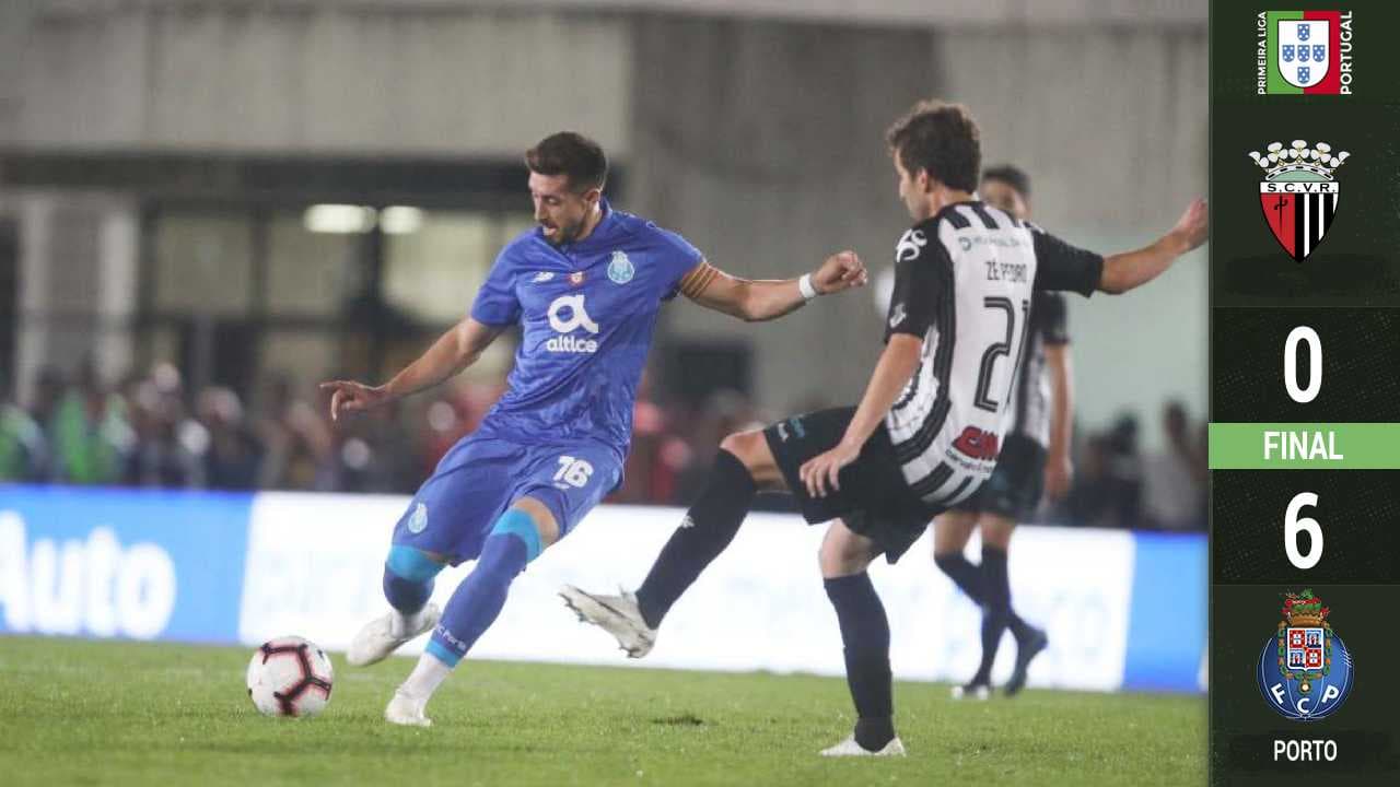 Herrera, ‘Tecatito’ y el Porto despedazan al Vila Real en la Copa de Portugal