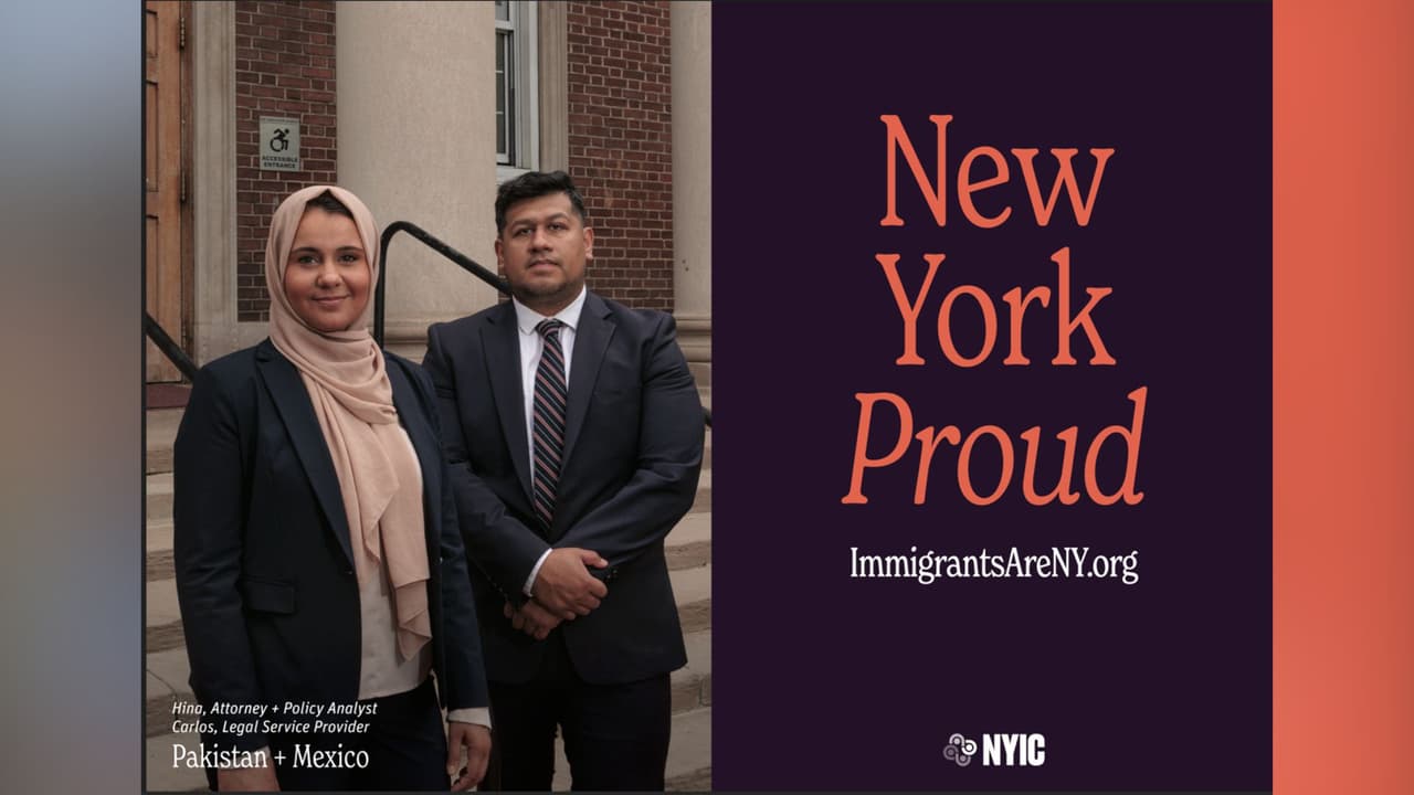 Las fotografías exhiben a un abogado de origen mexicano, un operador de autobús hondureño y una cineasta venezolana, entre otros rostros de origen hispano.