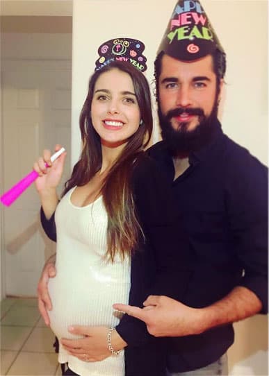 La llegada del bebé los unió más que nunca, por eso no dejaban de compartir fotos con mensajes de amor: "Eres mi mejor amigo, mi cómplice, mi esposo guapo, mi MÁXIMO, quiero vivir enamorada de ti para toda la vida ! TE AMO❤".