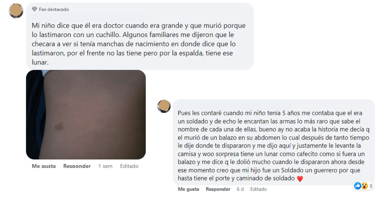 Mamás contaron las historias de 'vidas pasadas' de sus hijos