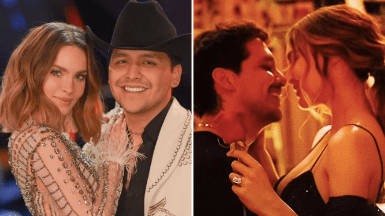Belinda y Christian Nodal se convirtieron en reyes gracias a un regalo de la mamá del cantante