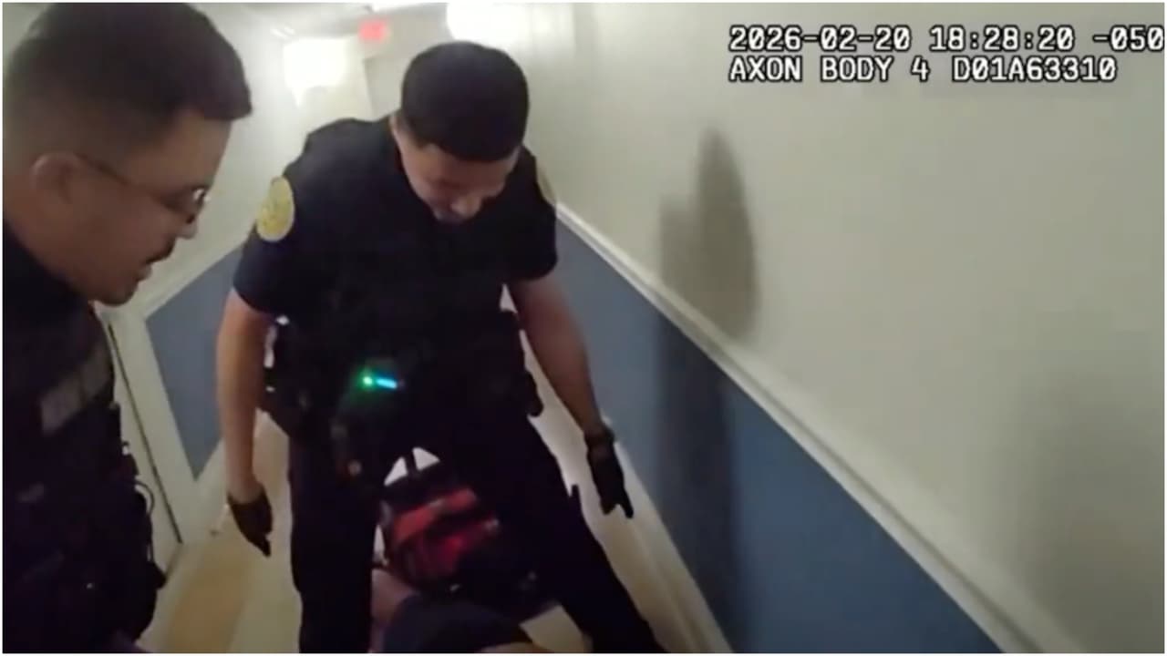  Revelan imágenes del asesinato de cerrajero en edificio de la calle 8
