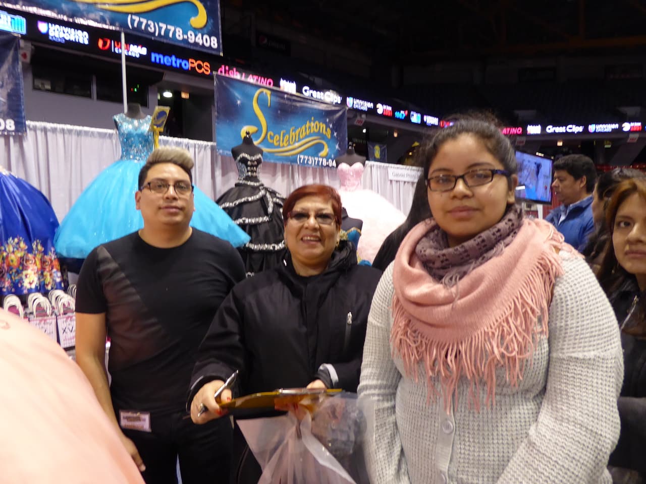 Todo el mundo llegó con ganas de pasarla bien.