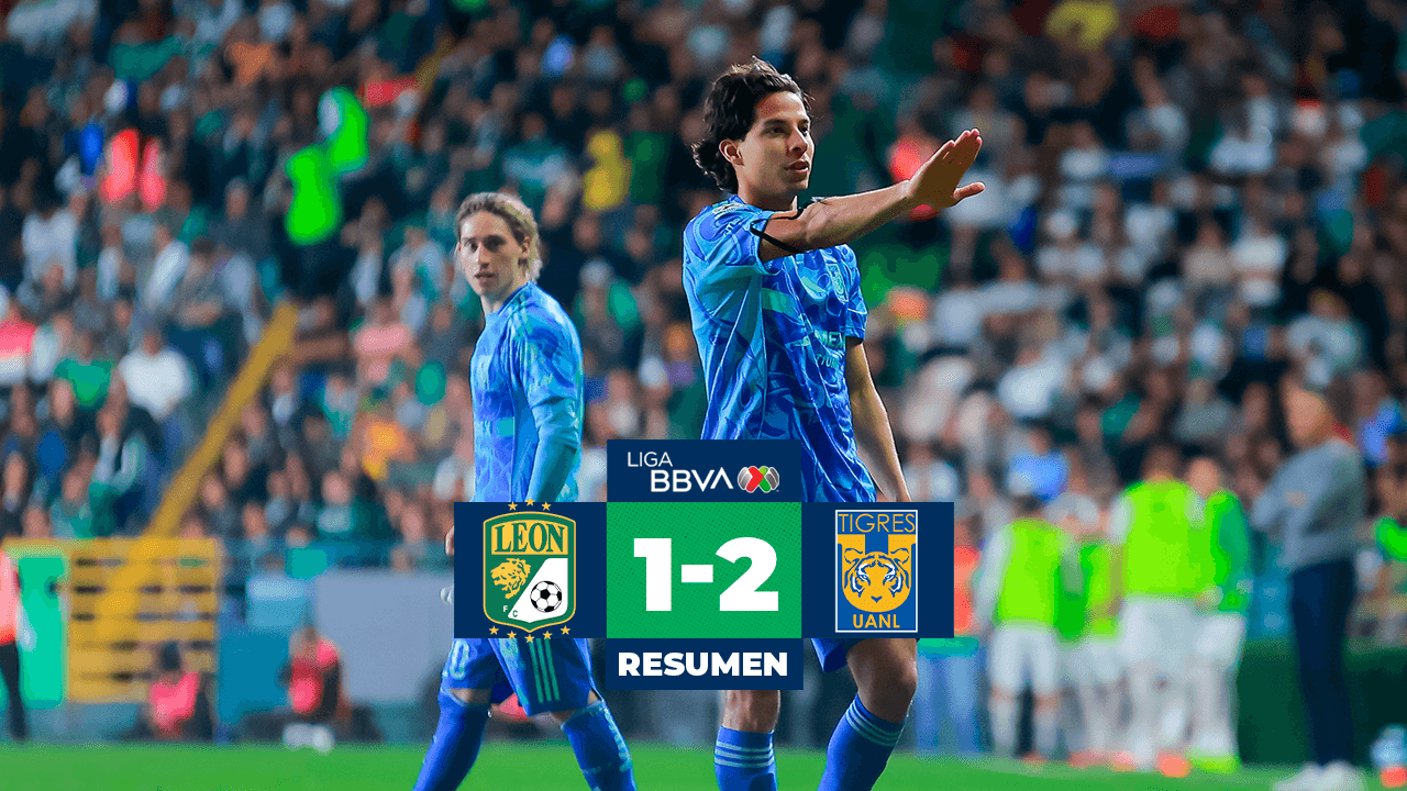 Resumen | Gignac se lleva su primera tarjeta roja de Liga MX en triunfo 1-2 de Tigres a León