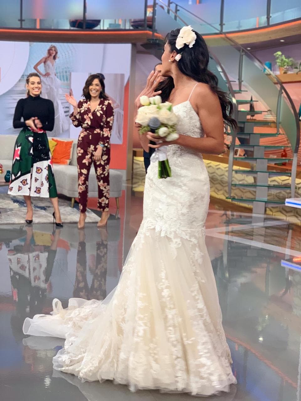 ¿Será alguna de las integrantes de la familia de Despierta América? 
<br>