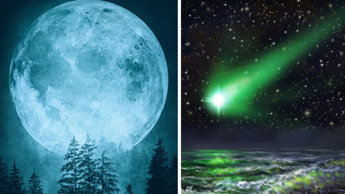 Eventos astronómicos de febrero 2023: una cometa verde y la Luna de Nieve embellecerán el cosmos durante este mes