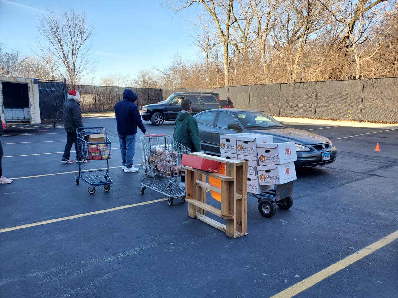 Todos los participantes fueron con una hora programada para la recogida con el fin de limitar el número de personas en el lugar.