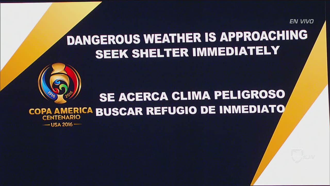 Posponen por varias horas el partido de Chile vs Colombia por las inclemencias del tiempo