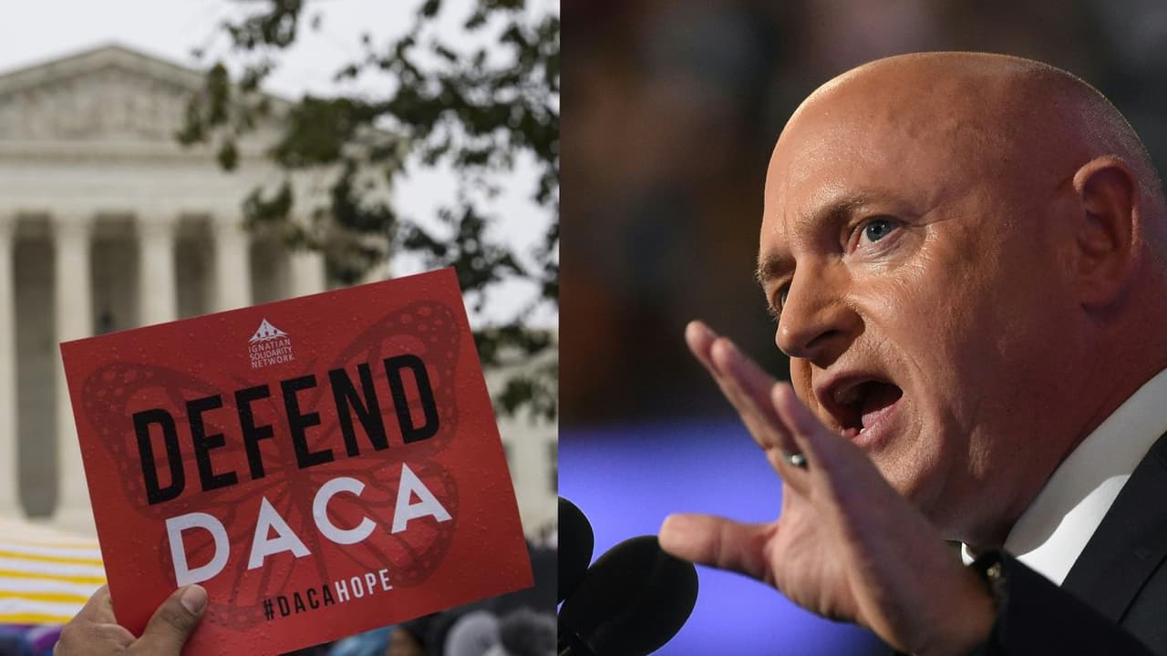 "Son tan estadounidenses como mis propias hijas": candidato al Senado Mark Kelly a beneficiarios de DACA