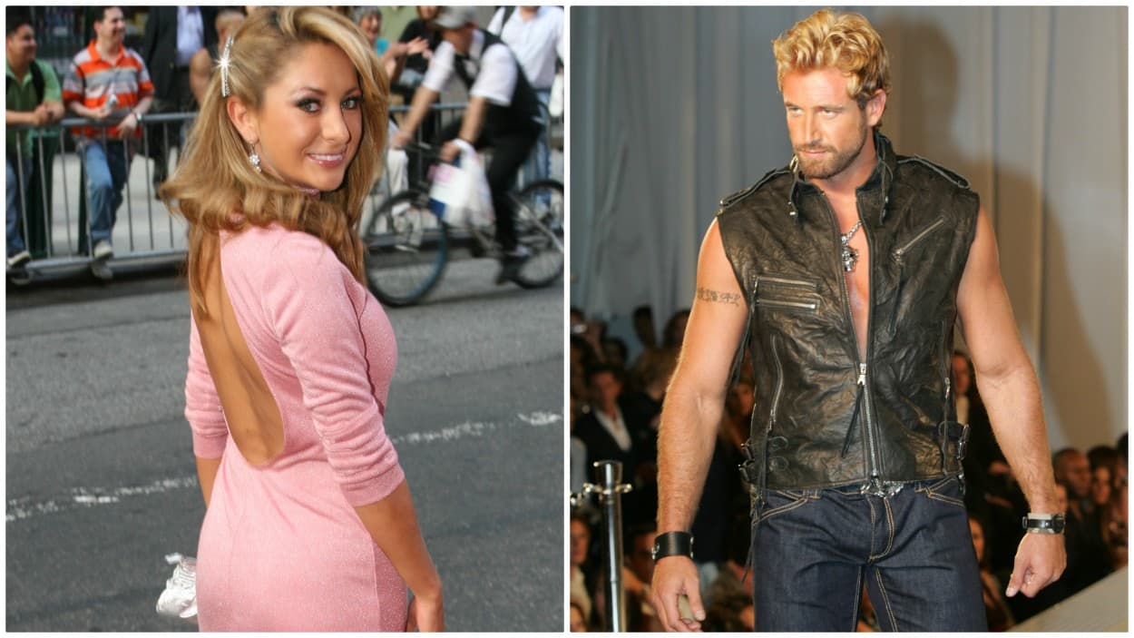 <b>2007 - Flechados en 'Bajo las riendas del amor' </b>
<br>
<br>'Los actores mexicanos Gabriel Soto y Geraldine Bazán comenzaron a mirarse con otros ojos durante su participación en la telenovela 'Bajo las riendas del amor'. Ella interpretaba a Verónica Orozco y él a Juan José Álvarez, uno de los protagonistas. En diciembre de ese mismo año, la pareja oficializó su noviazgo.