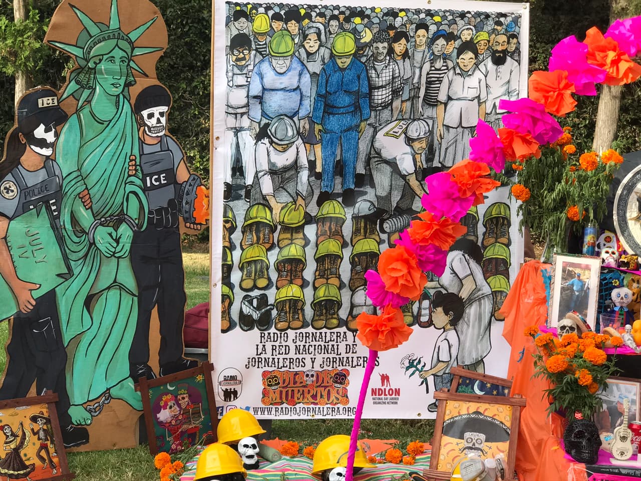 La Sagrada Migración también representó los nuevos retos de los migrantes y soñadores ante las políticas migratorias de las actual administración.