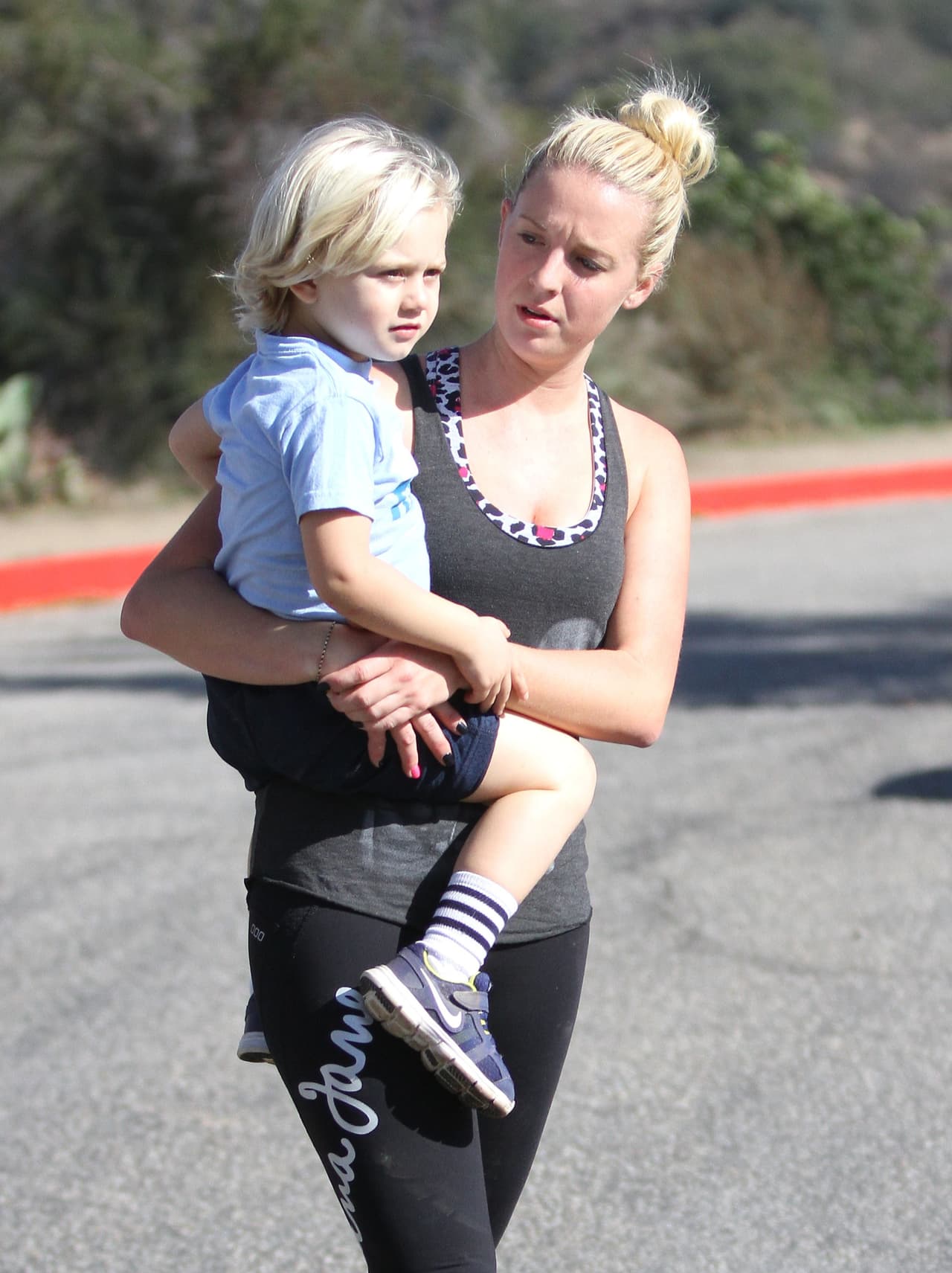 Uno de los pequeños de Gwen Stefani también figuró.