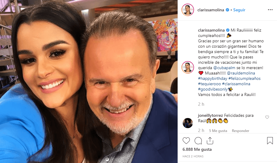 Por su parte, Clarissa Molina recordó las cualidades humanas de El Gordo en un emotivo mensaje que publicó en Instagram.